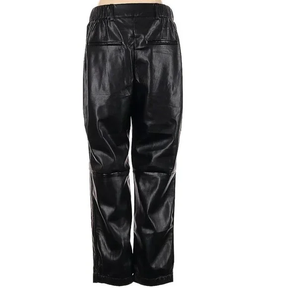 Cami NYC Adene Vegan Leather Pants in Black Small NWT